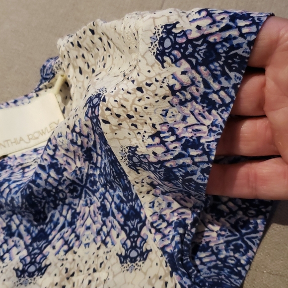 Cynthia Rowley top 100% Silk - Picture 5 of 5